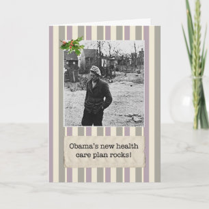 Obama's Health Care Plan Christmas Cards