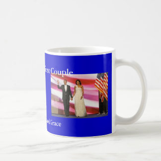Obamas in True Class and Grace Coffee Mug
