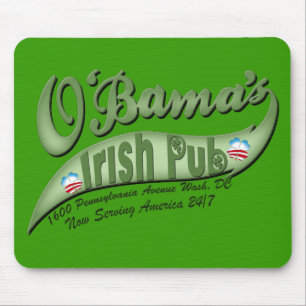 O'bama's Irish Pub Mouse Pad