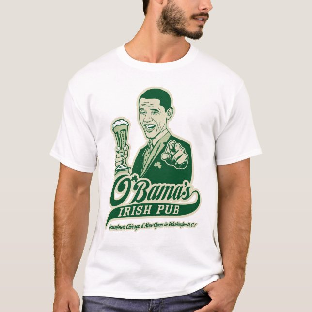 Obama's Irish Pub T-Shirt (Front)