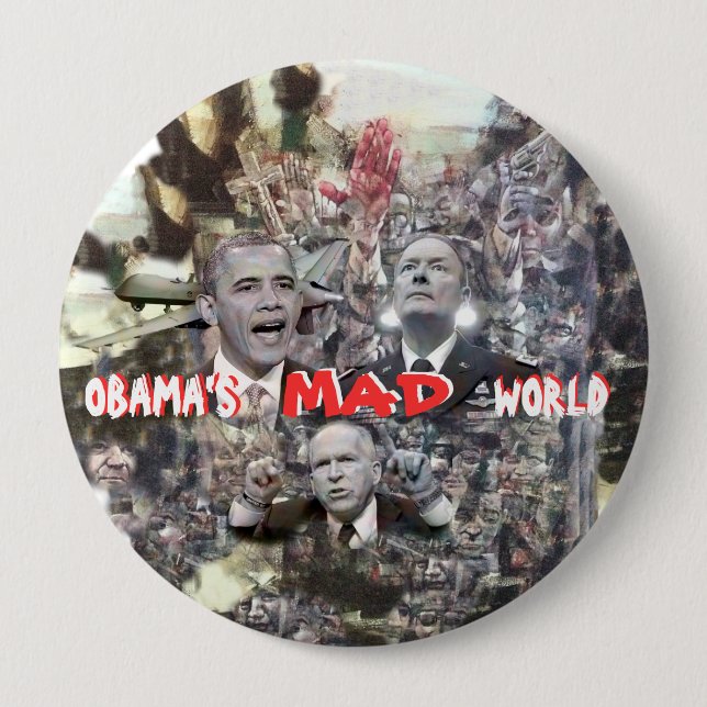 Obama's MAD world Button (Front)