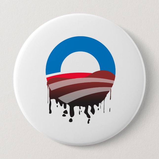 Obama's Oil Spill Button (Front)