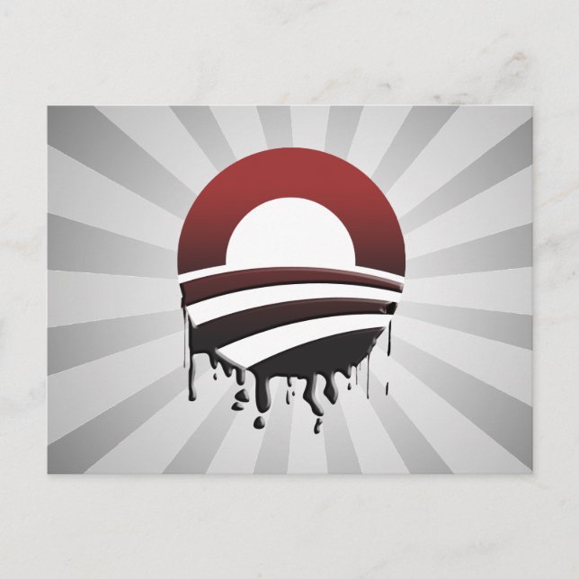 OBAMA'S OIL SPILL POSTCARD (Front)