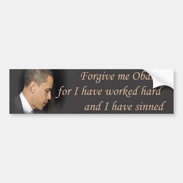 Obama's Tax Plan Bumper Sticker (Front)