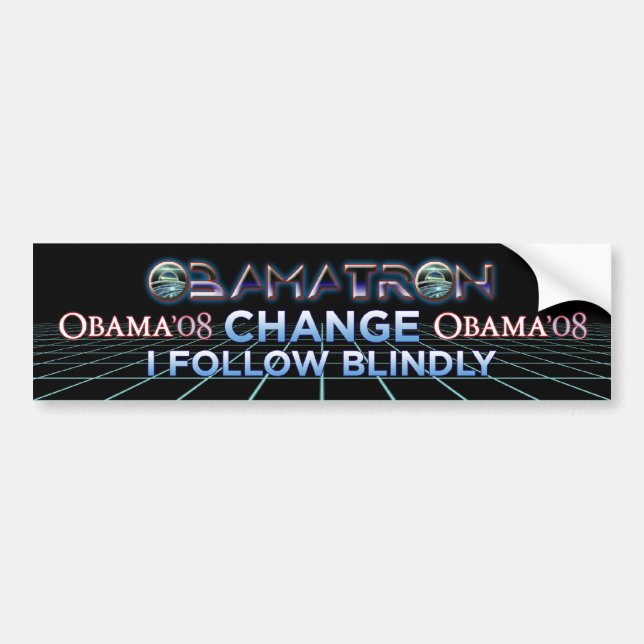 Obamatron Bumper Sticker (Front)