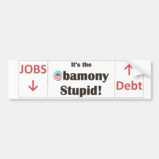 Obamony Bumper Sticker