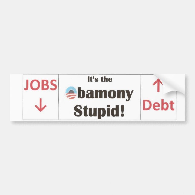 Obamony Bumper Sticker (Front)