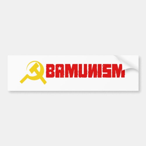 Obamunism Bumpersticker Bumper Sticker