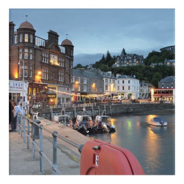 Oban Harbour Acrylic Print (Front)