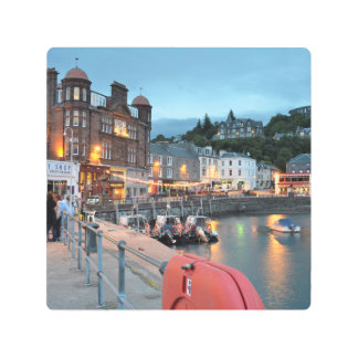 Oban Harbour Metal Print