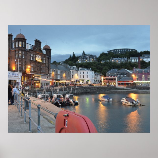 Oban Harbour Poster (Front)