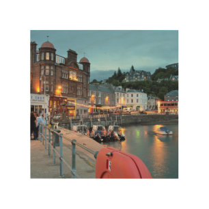 Oban Harbour Wood Wall Art