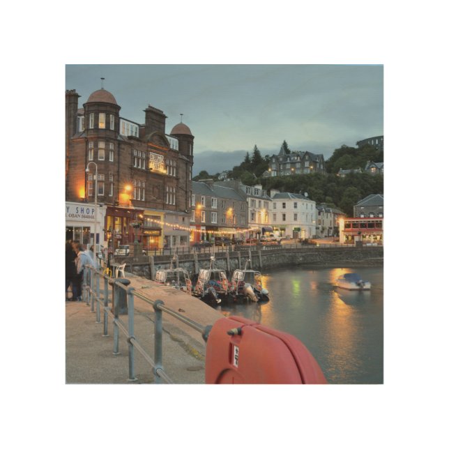 Oban Harbour Wood Wall Art (Front)