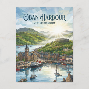 Oban, Scotland United Kingdom Postcard