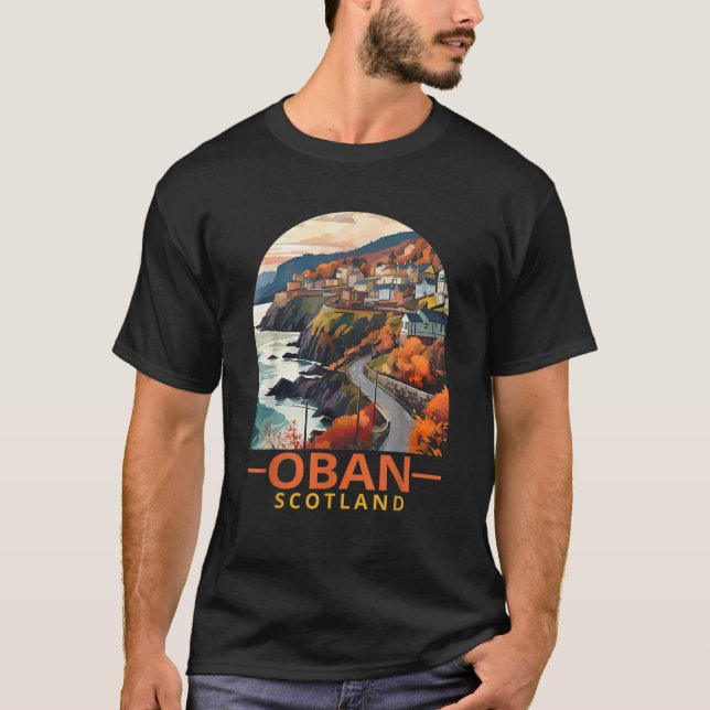 Oban Travel Traveling Trip Summer Vacation Oban Sc T-Shirt (Front)