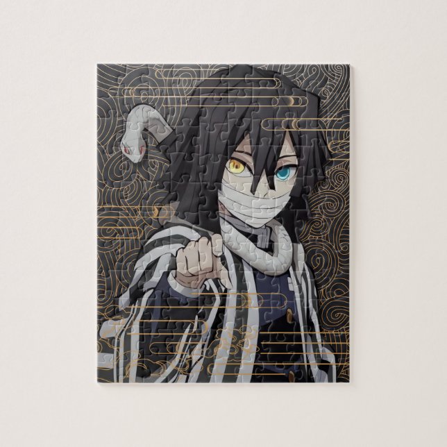 Obanai Iguro Gold Jigsaw Puzzle (Vertical)