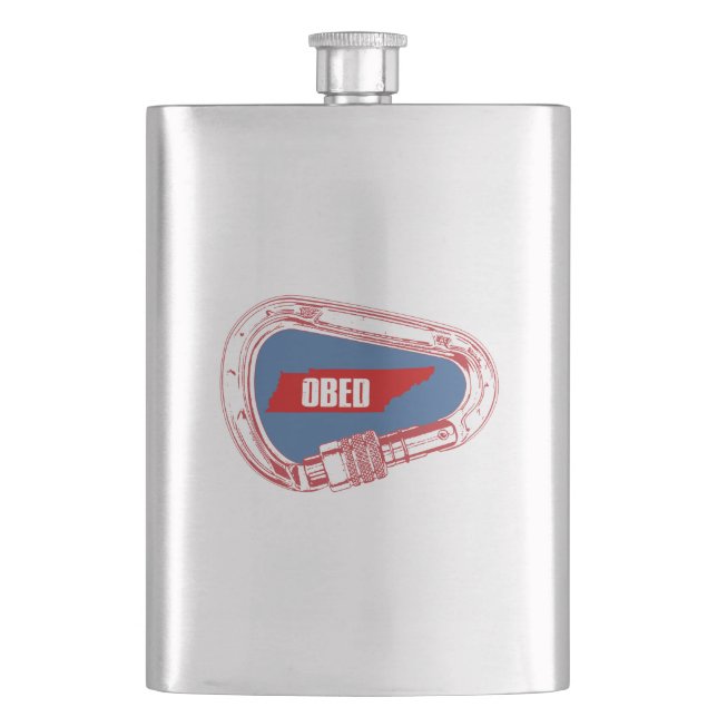 Obed Climbing Carabiner Flask (Front)