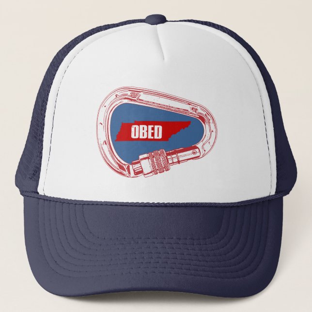 Obed Climbing Carabiner Trucker Hat (Front)