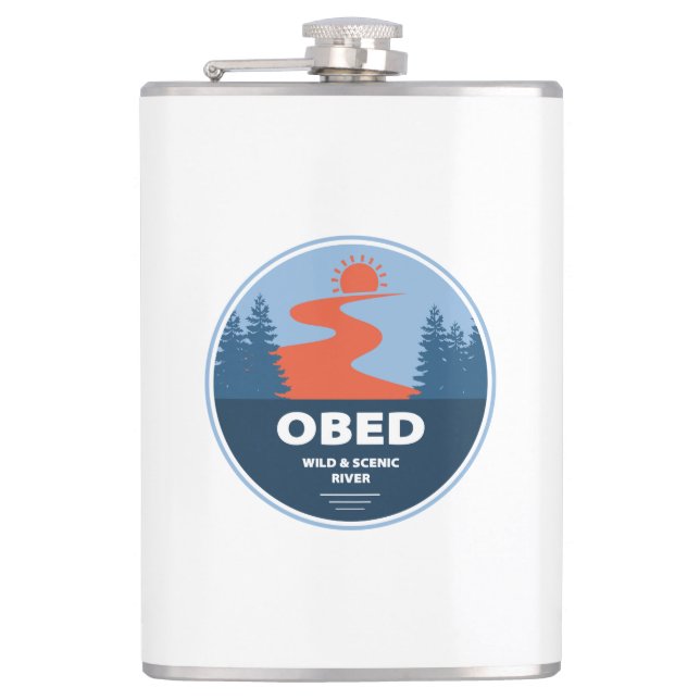 Obed Wild And Scenic River Flask (Front)