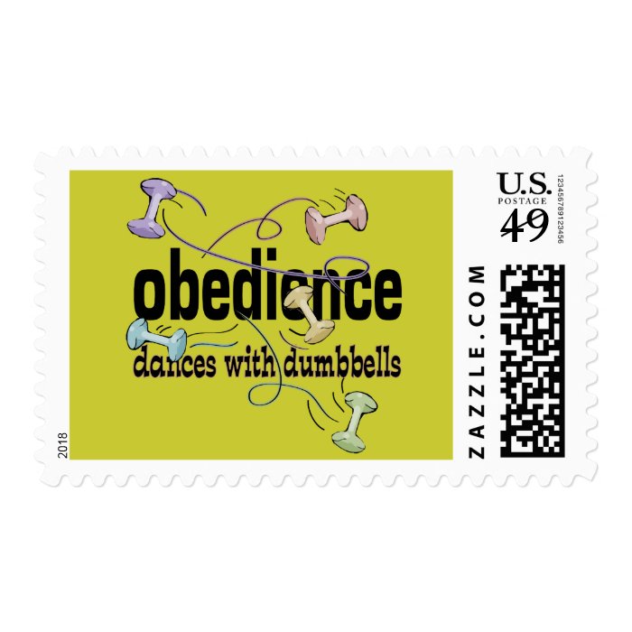 Obedience Dances with Dumbbells Stamps