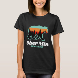 Ober Mountain Tennessee Skiing Snowboarding Bear  T-Shirt
