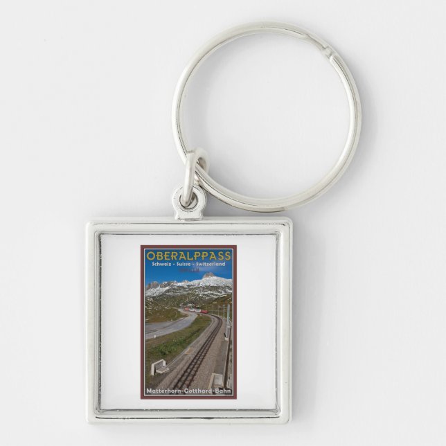 Oberalppass Keychain (Front)