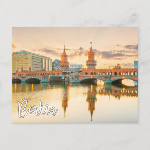 Oberbaum Bridge, Berlin, Germany Postcard