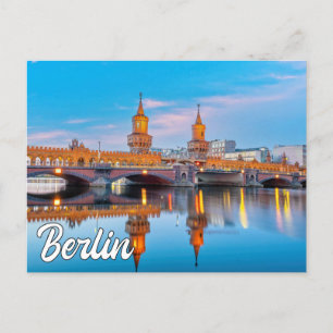 Oberbaum Bridge, Berlin, Germany Postcard