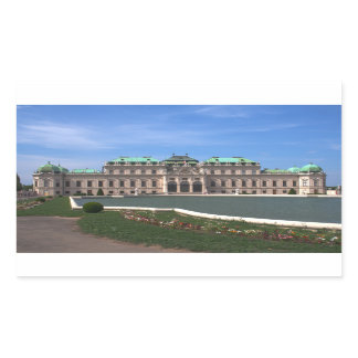 Oberes Belvedere Rectangular Sticker