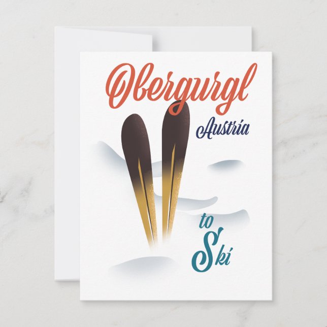 Obergurgl Austria Ski poster (Front)