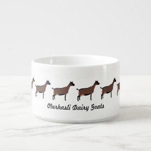 Oberhasli Dairy Goat Show Herd Bowl
