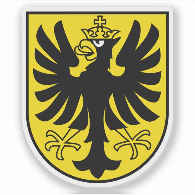 Oberhasli district coat of arms, Switzerland Sticker (Front)