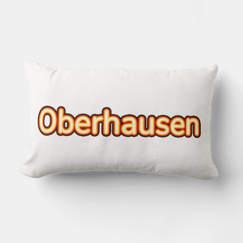 Oberhausen Deutschland Germany Lumbar Pillow