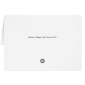 Oberlin College, Ohio Photo 1909 (Back Horizontal)