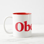 Oberlin Two-Tone Coffee Mug<br><div class="desc">Every cup of coffee or tea is better with your Oberlin two-tone mug.</div>