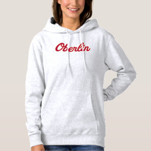 Oberlin Women's Script Ash Hoodie