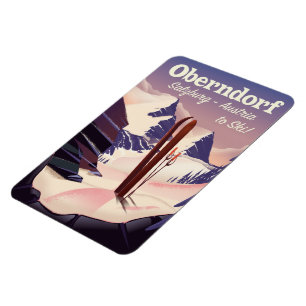 Oberndorf,Salzburg,Austria, ski poster Magnet