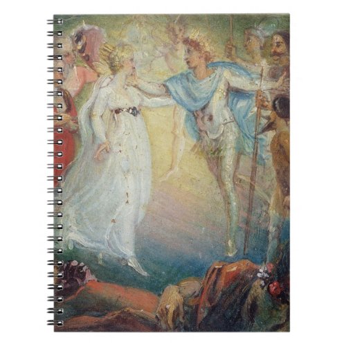 Oberon and Titania from A Midsummer Nights Dream Notebook