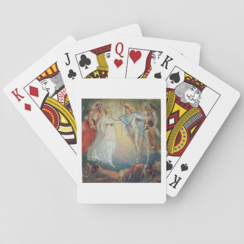 Oberon and Titania from A Midsummer Nights Dream Poker Cards