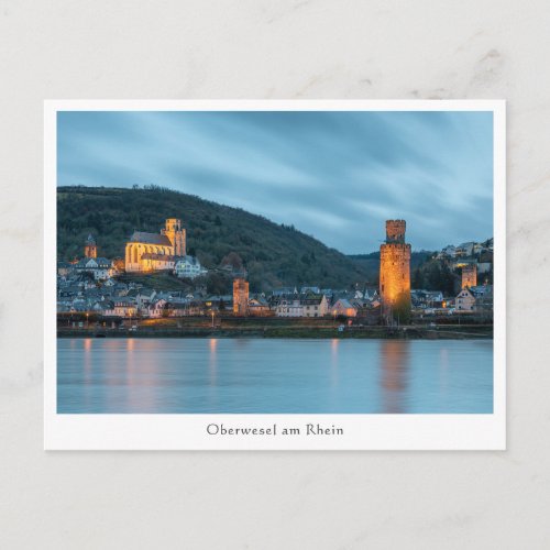 Oberwesel am Rhein Germany Postcard