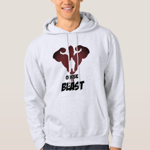 Obese To Beast Fitness Power To The People Hoodies