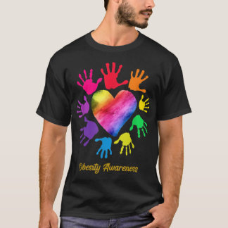Obesity Awareness Hands Obesity  T T-Shirt
