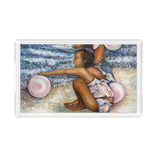 Obessed with Conquering the Impossible  Acrylic Tray (Front)