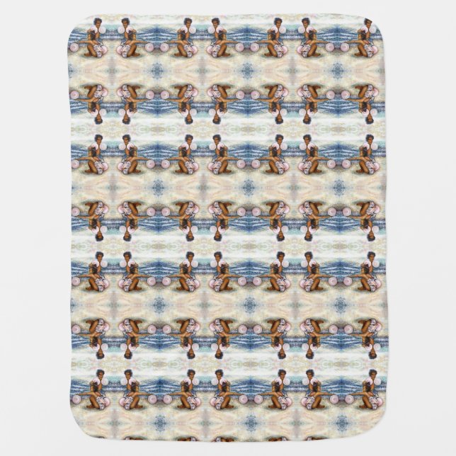 Obessed with Conquering the Impossible Baby Blanket (Front)