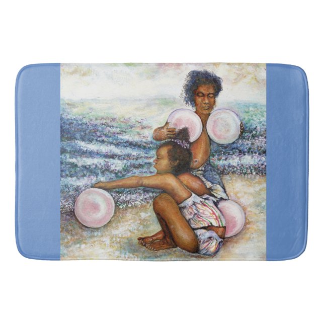 Obessed with Conquering the Impossible  Bath Mat (Front)