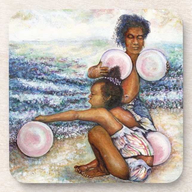 Obessed with Conquering the Impossible  Beverage Coaster (Front)