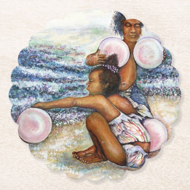 Obessed with Conquering the Impossible Paper Coaster (Front)