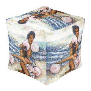 Obessed with Conquering the Impossible Pouf