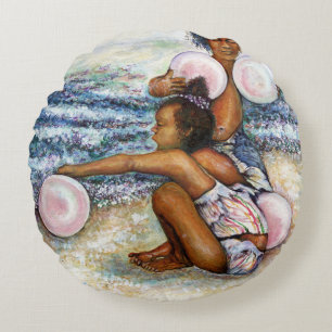 Obessed with Conquering the Impossible Round Pillow