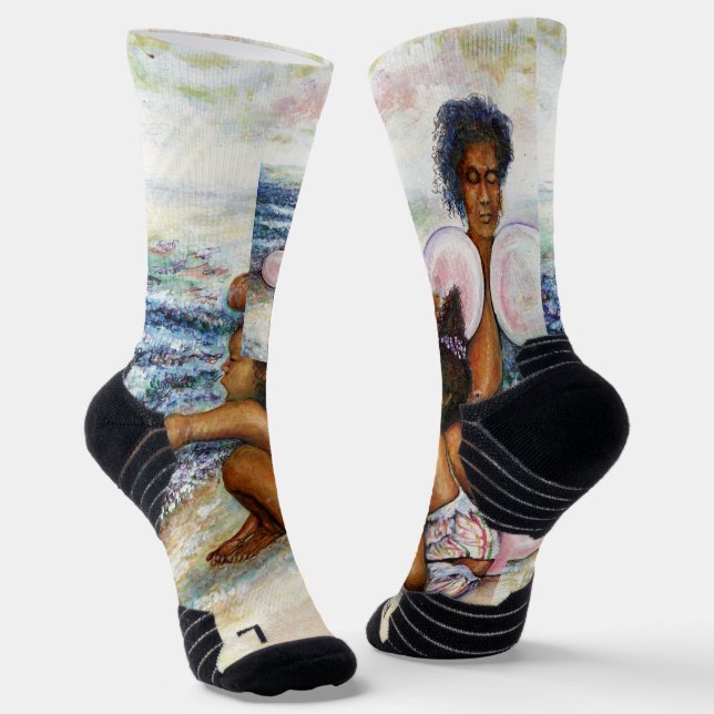 Obessed with Conquering the Impossible Socks (Angled)